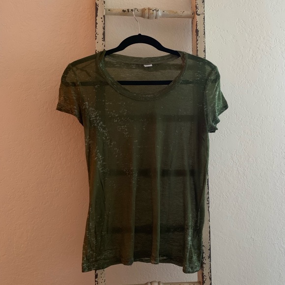 Kirra see-thru top in green. - Picture 1 of 1